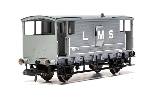 LMS, D1919 20T Brake Van, 730176 - Era 3