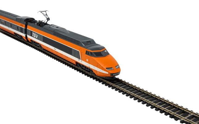 SNCF, coffret de 4 unités, TGV Sud-Est, livrée orange, ép. IV - "Record du Monde 26 Février 1981, 380 km/h"
