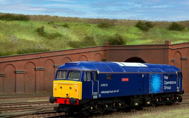RailRoad Plus ROG, Class 47, Co-Co, 47813 ‘Jack Frost’ - Era 11