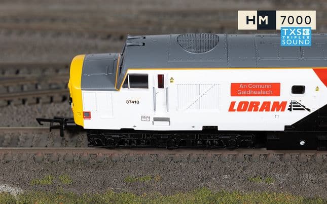 RailRoad - Loram - Class 37 - 'An Comunn Gaidhealach' 37418 (DCC Sound Fitted)