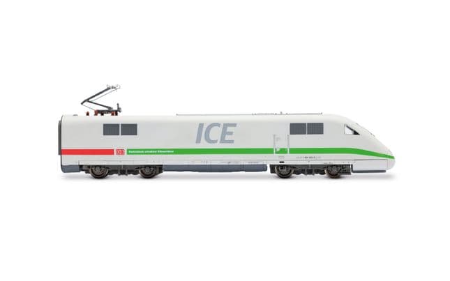 DB AG, ICE 1, Tz 155 „Rosenheim”, 4-tlg. Grundset (Lok, Dummy, je ein Wagen 1. + 2. Klasse), „Klimaschützer”