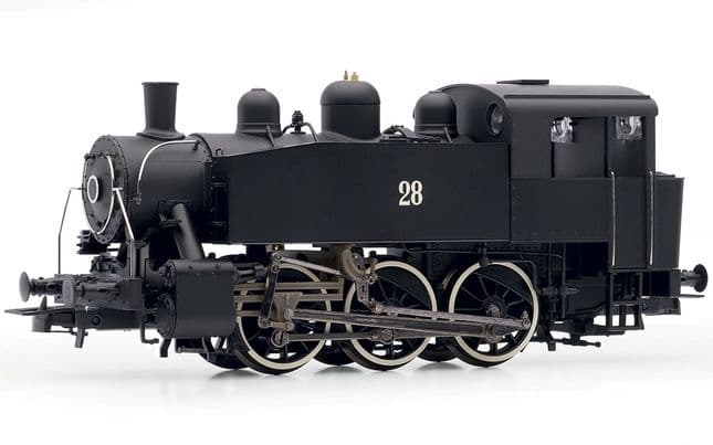 Rivarossi (H0 1:87) FS, steam locomotive S 100 (ex USATC) in black livery