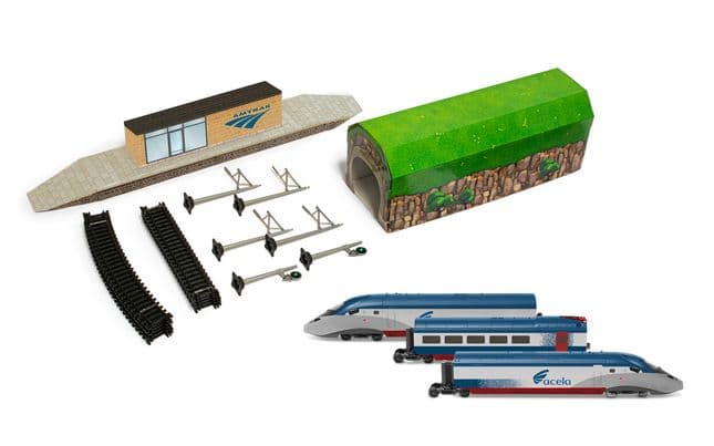 Amtrak Acela High Speed - Battery Powered Train Set