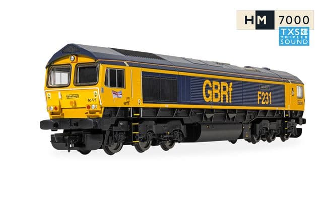 RailRoad: GBRf - Class 66 - 66775 'HMS Argyll' (DCC Sound Fitted)