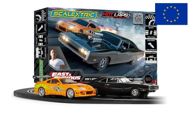 C1458P Scalextric Fast and Furious Hot Laps Race Set - EU Plug