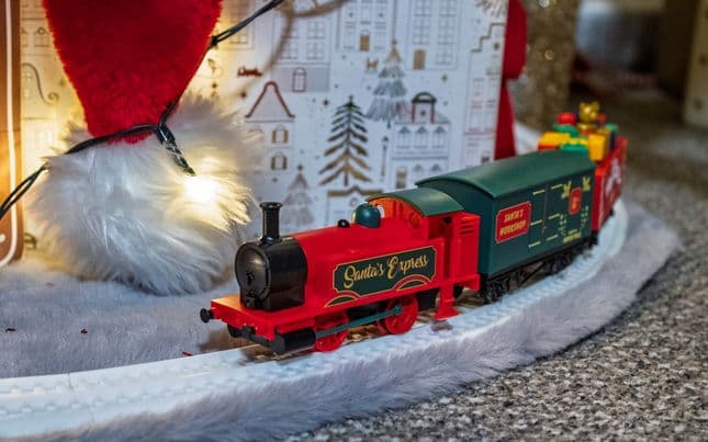 Santa’s Express Train Set - Rechargeable Battery