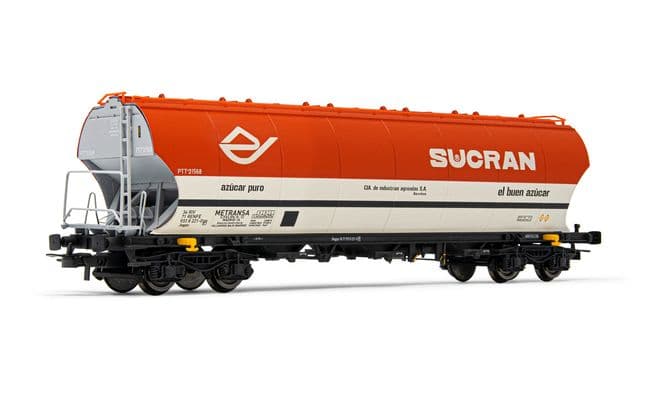 RENFE, Uagpps hopper wagon, "Sucran" livery, period IV