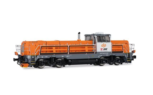 Dinazzano Po / TPER, diesel locomotive Effishunter 1000, orange/light grey, ep. VI, with DCC sound decoder
