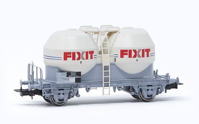SNCF, wagon silo à 2 essieux Ucs, « Fixit », ép. V