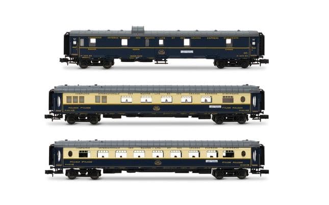 CIWL, coffret de 3 unités « Edelweiss Pullman Express », set 2/2 (DD3, VPC Flèche d'Or + VP Étoile du Nord), ép. II