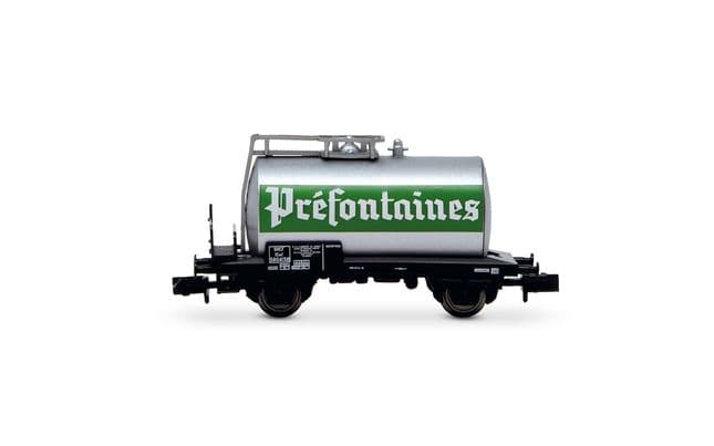 SNCF, 2-tlg. Set 2-achs. Tankwagen „BYRRH" Farbgebung, Ep. IV