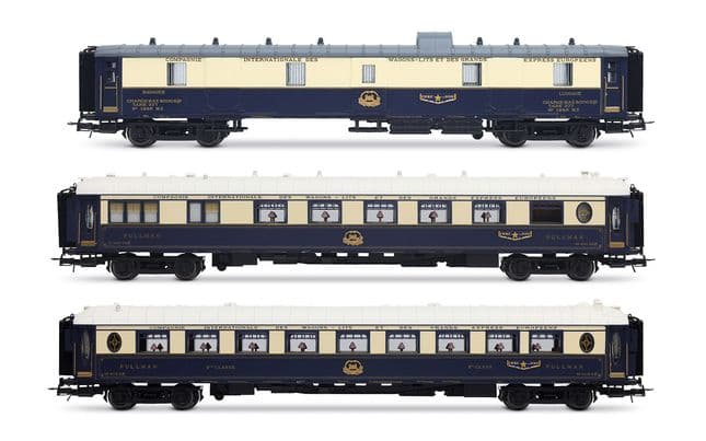 CIWL, coffret de 3 voitures « Etoile du Nord », set 2/2 (1 x DD3, 1 x VPC Flèche d'Or and 1 x VP Étoile du Nord), ép. II