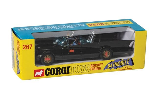 Corgi Toys 267 - 1966 Batmobile With Batman &amp; Robin (Reissue)