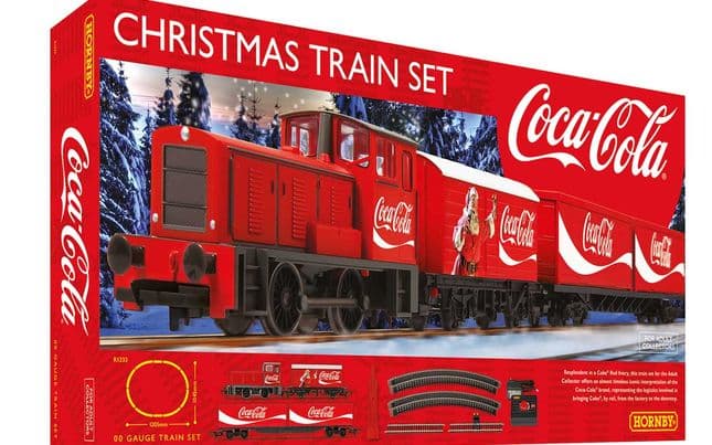 Coca Cola Christmas Train Set - EU Plug Version