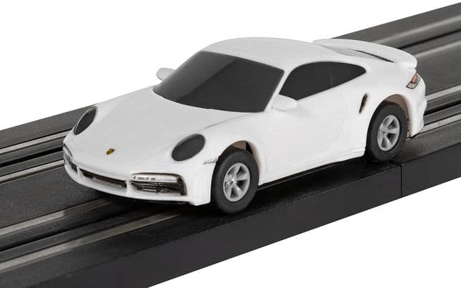 Micro Scalextric Porsche 911 Turbo Car - White