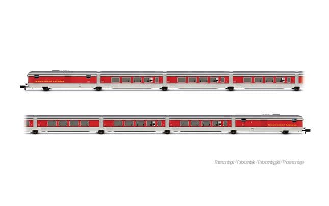 RENFE, 8-unit base pack of Talgo III RD TEE "Catalan Talgo", original livery