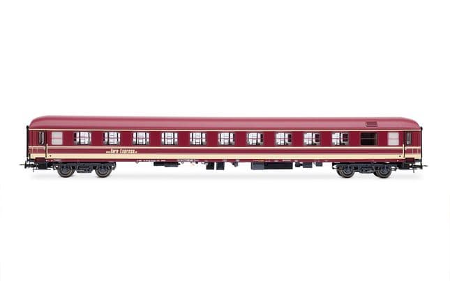 Euro-Express, set di 3 carrozze cuccette, composto da 1 x Bcm243 + 1 x Bcm246 + 1 x Bvcmz, livrea viola, ep. V-VI