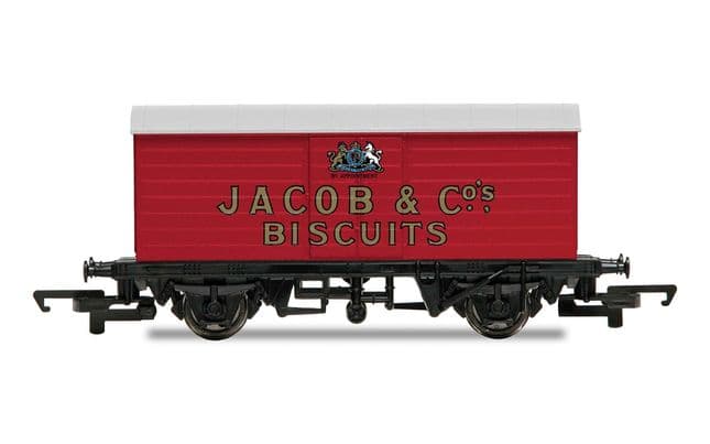 Hornby 'Retro' Wagons, three pack, United Dairies Tanker, Jacob's Biscuits, Palethorpes