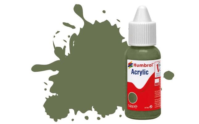 Acrylic Paint: 102 - Army Green - Matt - (14ml)