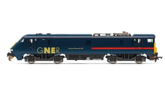 GNER, Class 91, Bo-Bo, 91117 'Cancer Research UK' - Era 10