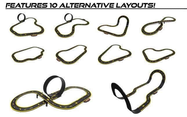 Micro Scalextric - Law Enforcer Race Set