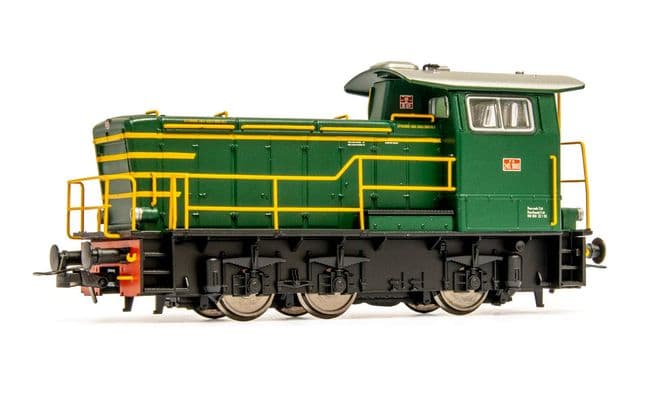 FS, diesel locomotive class D.245, green livery, period IV-V, with DCC-sounddecoder