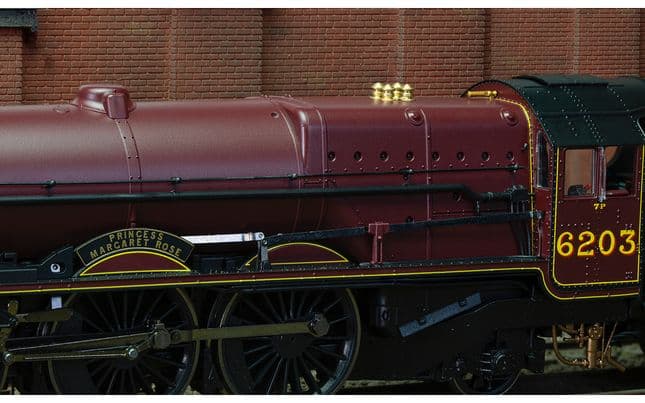 LMS, Princess Royal, 4-6-2, 6203 'Princess Margaret Rose' (with flickering firebox) - Era 3