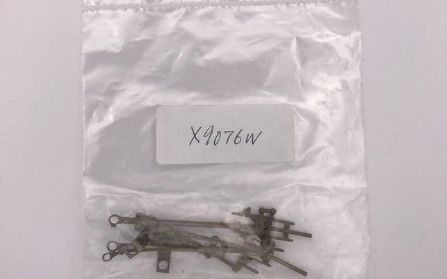 gears pack, Black 5 Valve Gear and Screws - Weathered