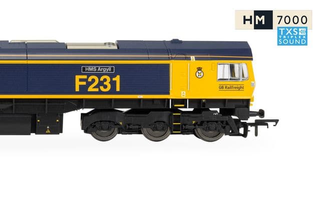 RailRoad: GBRf - Class 66 - 66775 'HMS Argyll' (DCC Sound Fitted)