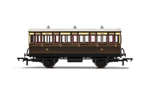 GWR 4 Wheel Coach 3rd Class 1882 Era 2 3
