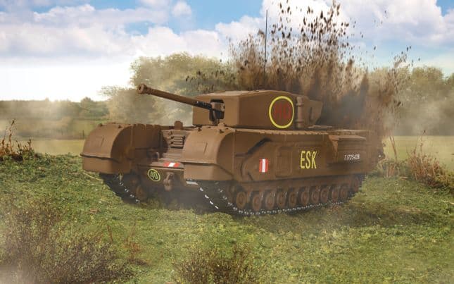 Churchill Mk.III Tank, ESK - 6th Guards Armoured Brigade
