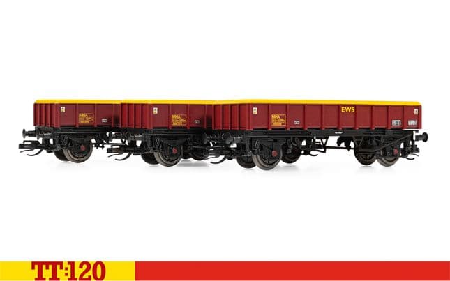 EWS (MHA) 'Coalfish' - Ballast Wagon - Triple pack