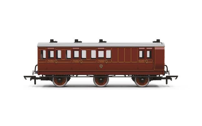 LB&amp;SCR - 6 Wheel - Third Class Brake Coach - 106