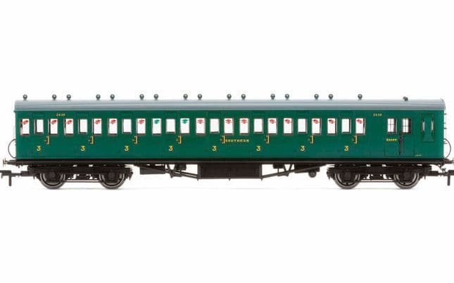 SR, 58' Maunsell Rebuilt (Ex-LSWR 48'), Eight Compartment Brake Third, 2638 'Set 44' - Era 3