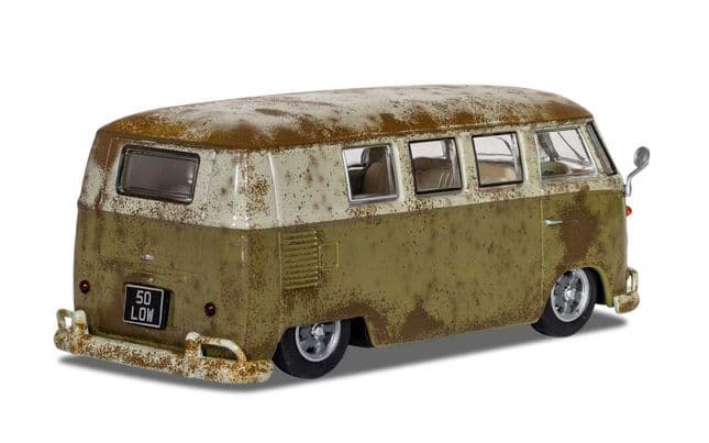 Volkswagen Campervan Type 2 1500, Rat Look  Mango Green and Seagull Grey