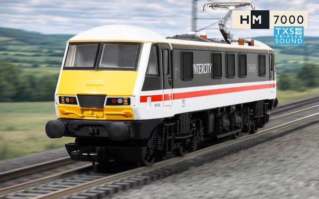 RailRoad: BR - Intercity Class 90 - 'Royal Scot' 90001 (DCC Sound Fitted)