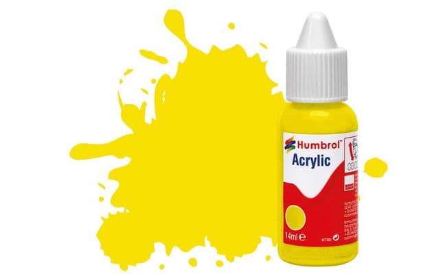 Acrylic Paint: 99 - Lemon - Matt - (14ml)