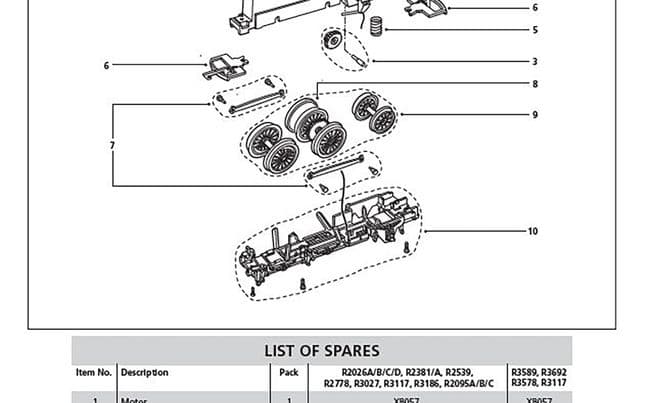 Coupling Rods, CONN RODS &amp; PINS COMP SET R2026