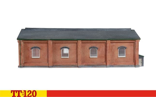 Double Engine Shed - Red Brick Collection