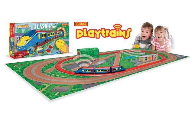 Playtrains - Flash The Local Express Remote Controlled Battery Train Set