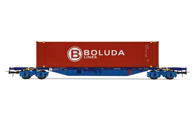 HE6045 Transfesa, 4-axle container wagon MMC3 with 45' container BOLUDA