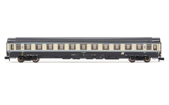 FS, 2-unit pack UIC-Z1 UIC-Z1 2nd class, grey/beige with blue stripes, livery, ep. IV-V