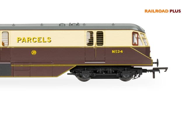 RailRoad Plus GWR, Bo-Bo, No. 34 Parcels Car - Era 3