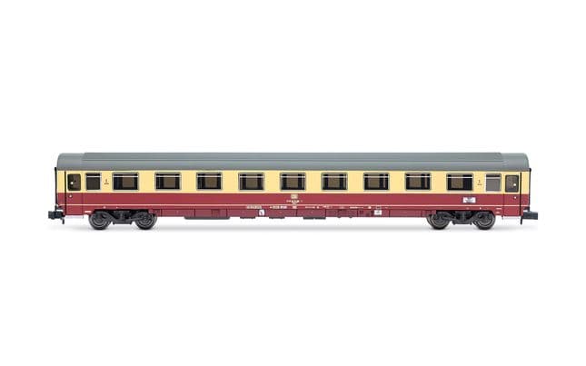 DB, 3-tlg. Set TEE-Wagen „Rembrandt", bestehend aus 1 x Speisewagen ARmh217 + 1 x Apmz122 + 1 x Avmz207, Ep. IV