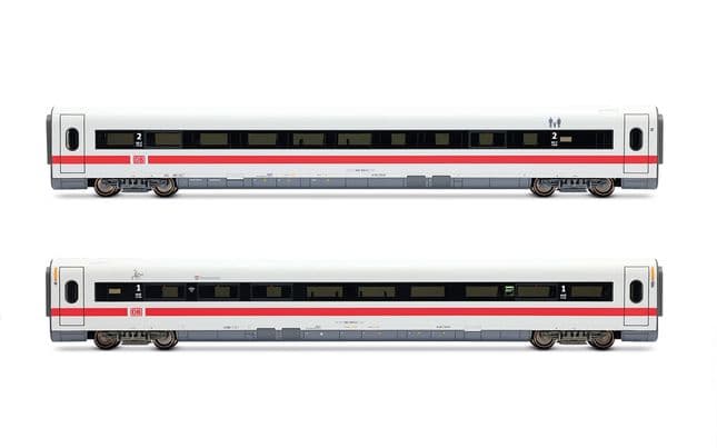 DB AG, ICE 1, Tz 155 „Rosenheim“, 2-tlg. Set Zwischenwagen (1 x 1. Klasse + 1 x 2. Klasse), „Klimaschützer“