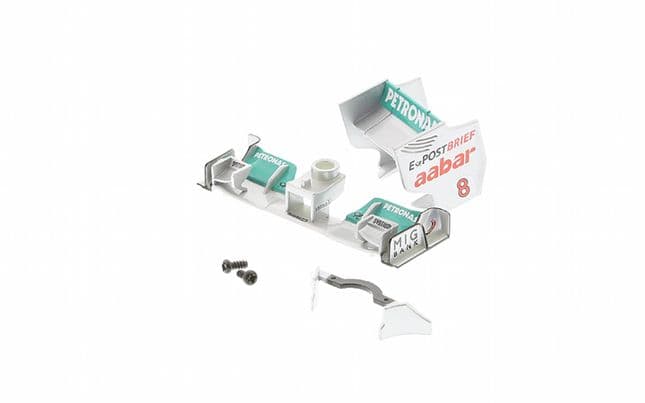 wings, Mercedes GP Petronas Front and Rear Wing with Barge Board (C