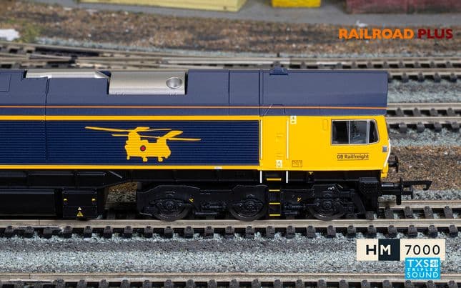 RailRoad Plus: GBRf - Class 66 - 66723 'Chinook' (DCC Sound Fitted)