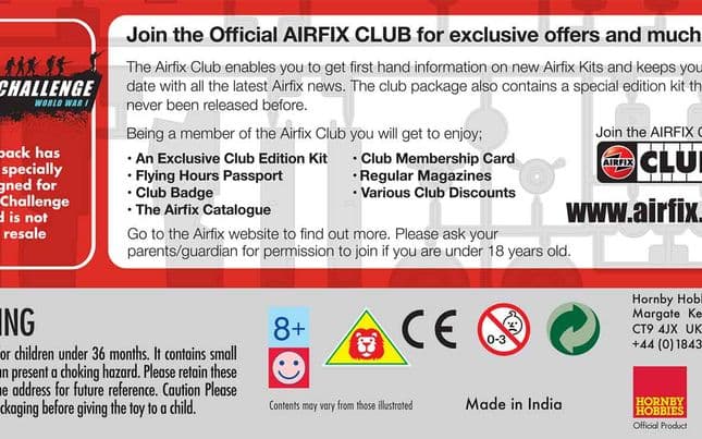 AIRFIX CHALLENGE FOKKER TRIPLANE