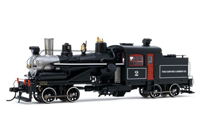 Heisler Steam locomotive, 2-Truck model, "The Curtiss Lumber Co. #2", period III