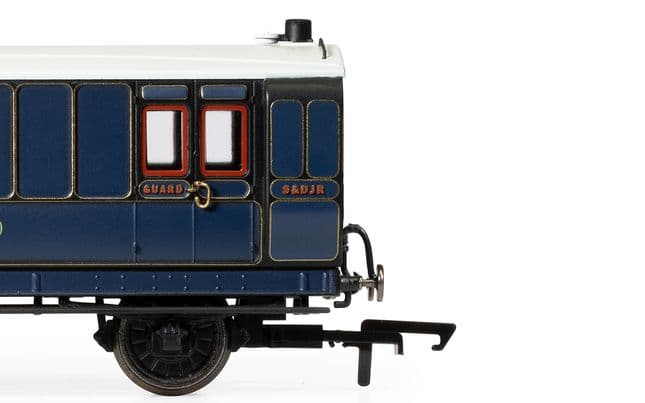 S&amp;DJR, 4 Wheel Coach, Passenger Brake, 8 - Era 2